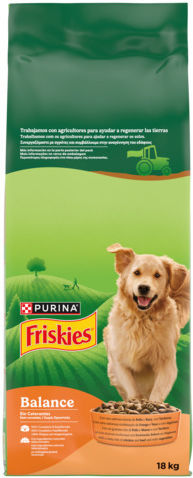 Friskies Vitafit 18kg Ξηρά Τροφή για Ενήλικους Σκύλους με Βοδινό, Κοτόπουλο, Λαχανικά και Κρέας