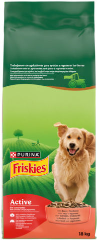 Friskies Friskies Vitafit 18kg Dry Food for Adult Dogs with Beef, Calf, Meat and Vegetables