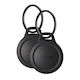 Nomad Rugged Калъф за AirTag в черен цвят 2 броя