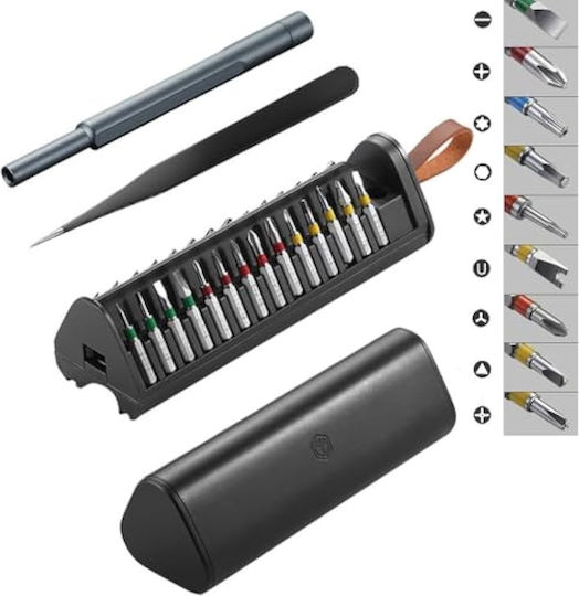 Best Set Șurubelnițe de Precizie 30 Bucăți Magnetice Bst18010