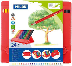 Milan Ξυλομπογιες 24 Τεμ Πλαστικο Σταντ 729324 Milan Ξυλομπογιες 24 Τεμ Πλαστικο Σταντ 729324
