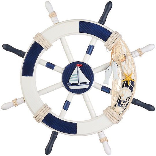Schiffsmotor Holzhandwerksdekoration Segelboot Design 45cm 0130.24770