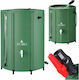 ikonka Plastic Water / Petroleum Storage Tank Cylindrical Vertical 500lt Green