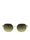 Zadig & Voltaire Unisex Sunglasses With Gold Frame And Gold Lens