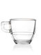 RCR Set Espresso Glas Tassen Braun 80ml 6 Stück