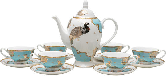 Beauty Home Σετ Τσαγιού από Πορσελάνη 1250ml 13τμχ