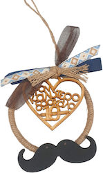 Decorative Hanging Mustache "To The Best Teacher"