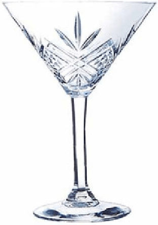 Homestyle Set Glasses Martini Cocktail Tall Glasses 170ml 6 Pieces