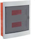 Eurolamp Electrical Panel Flush Mounted 2 Rows 12 Modules