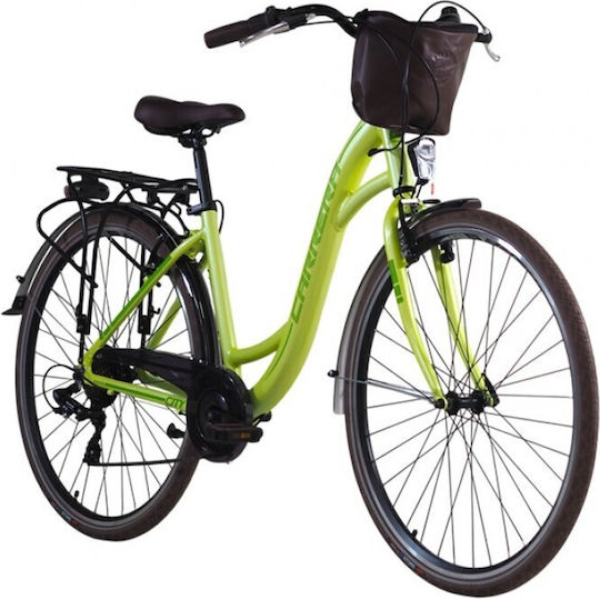 Carrera 28" 2026 Πράσινο Ποδήλατο Πόλης με Ταχύτητες