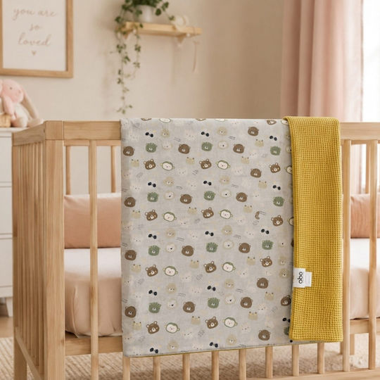 abo Babydecke Wickeltücher für Kinderzimmer 80x80cm
