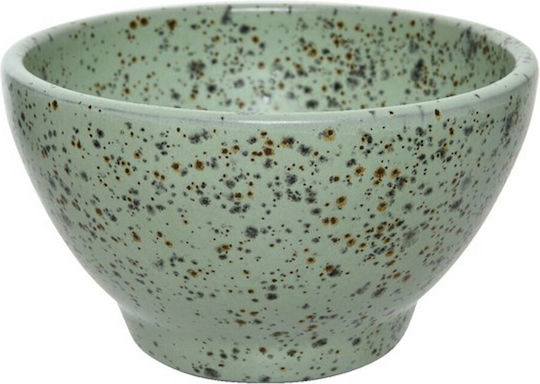 Kaemingk Round Ceramic Orange Serving Bowl with Diameter 15cm