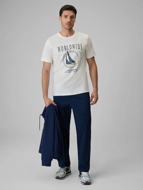 4F Overalls Navy Blue Elastic in Regular Fit