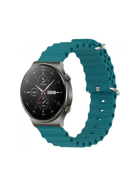 Λουράκι Ocean Silicone Xiaomi Watch 5 47mm 22mm Petrol
