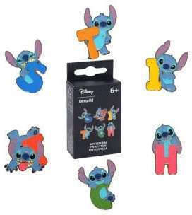 Lilo Stitch By Loungefly Collectible Pins Blind Box Letters Poses Display Set 18 Pieces