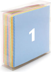 Microfiber Glasses Cleaning Cloth Mix 14x17cm 1pc
