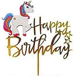 Topper Cake Decoration Happy Birthday Unicorn