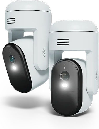 Arlo VMC3283-100PES IP Κάμερα Παρακολούθησης Wi-Fi Full HD+ 4MP Αδιάβροχη με Αμφίδρομη Επικοινωνία