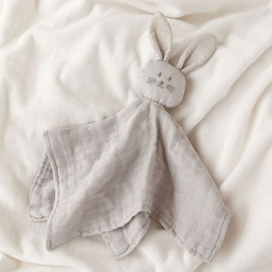 Kiokids Πανάκι Μωρού Bunny Γκρι