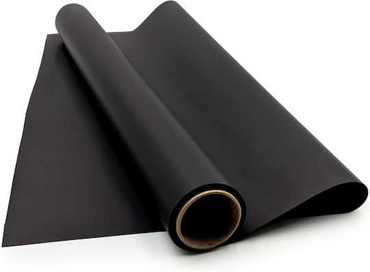 Duftende Blumenfolie Satin Aroma Schwarz Rolle 50cm x 9m