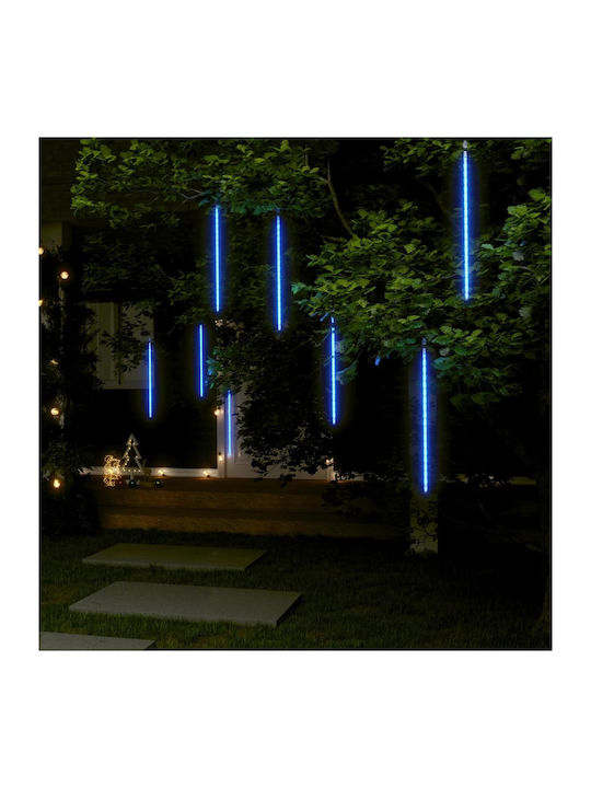 288 Λαμπάκια LED Μπλε USB τύπου Μετεωρίτης 8τμχ
