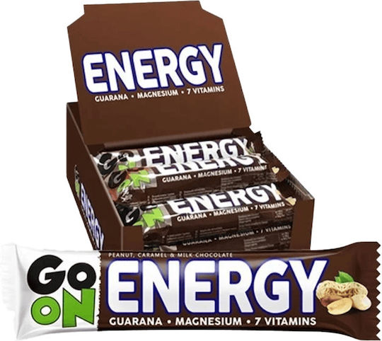 Go On Nutrition Μπάρες Πρωτεΐνης με Γεύση Peanut-caramel 24x45gr