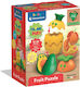 Baby Clementoni Игра За Подреждане Fruit Puzzle За 12+ Месеца