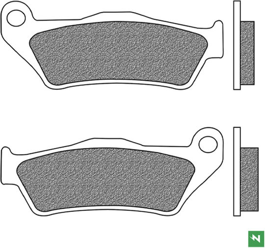 Newfren Rear Brake Pads Kh363 Touring Sinter