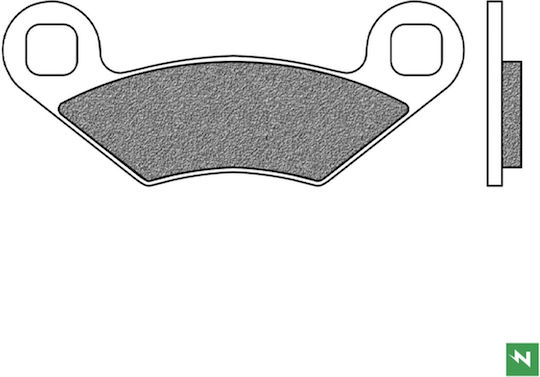 Newfren Brake Pads Front Rear Kh159 Polaris Atv Sinter
