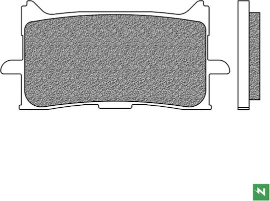 Newfren Front Brake Pads Kh679 Touring Organic