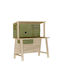 Kids Desk Made of Melamine Green