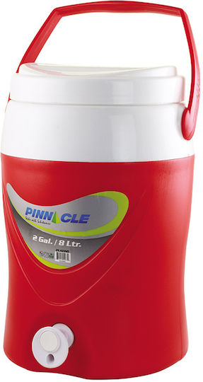 Pinnacle Platino Thermosflasche Behälter mit Wasserhahn Rot