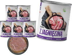 TufTuf TufTuf Nasses Hundefutter Dose mit Lamm und Fleisch 6x800gr TufTuf TufTuf Nasses Hundefutter Dose mit Lamm und Fleisch 6x800gr