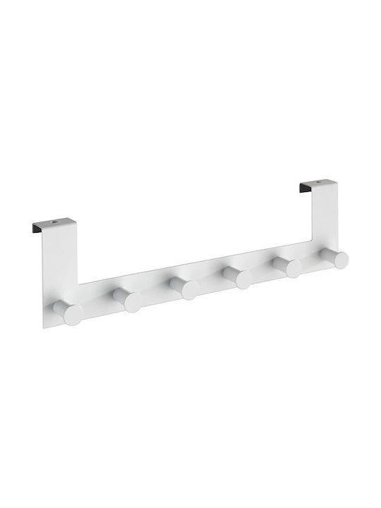Wenko Κρεμάστρα Πόρτας 6 Θέσεων Μεταλλική 39x11x7.5εκ.