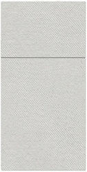Kieszonki Silver Cutlery Napkins 25 Pcs