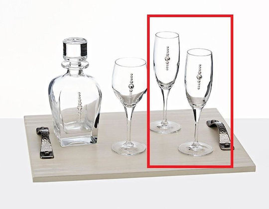 Champagner-Gläser Für Hochzeit Ecru 2 Stück