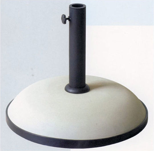 Zita Plus Concrete Umbrella Stand White