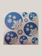 Weihnachtswandaufkleber Kugeln