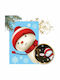 Ecarla Christmas Colorful Window Stickers 1 Sheet 20x30cm Nkd20