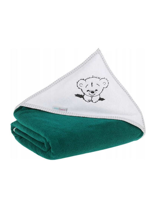 BabyMam Prosop De Corp Pentru Bebeluşi Teddy Bear Verde 100x100cm
