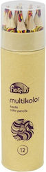 Fiorello Multicolor Pencils 12 Pieces Tube Set 170-2299 Fiorello Multicolor Pencils 12 Pieces Tube Set 170-2299