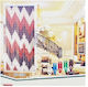 Door Curtain Purple 100x220cm 11461nc