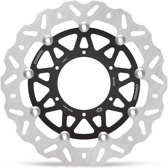 Floating Brake Disc Moto-master Honda Cbf Cbr Dn-01 Front 296mm