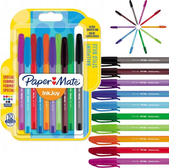 Paper Mate 100 Στυλό Ballpoint 10τμχ