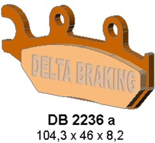 Delta Braking Мотоциклетни Накладки Can Am 1000 Commander Efi Max Dps Xt Ltd 17