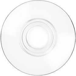 Rcr Σετ 6 Κρυστάλλινα Πιατάκια Καφέ Caffè 12.5cm Universal