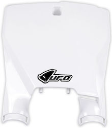 Ufo Start Number Plate Husqvarna Tc 125/250 Fc 250 350 450 '16-21 Tc 300 '16-18 White Color Stadium Fork Guards