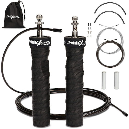 Adjustable Boxing Jump Rope Bearings Weights Black S01