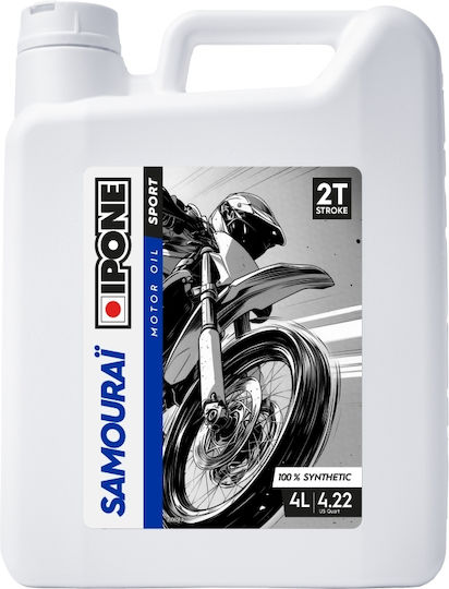 Ipone Samourai 2T 4L Synthetisches Esteröl Kraftstoffmischung Cross Pro