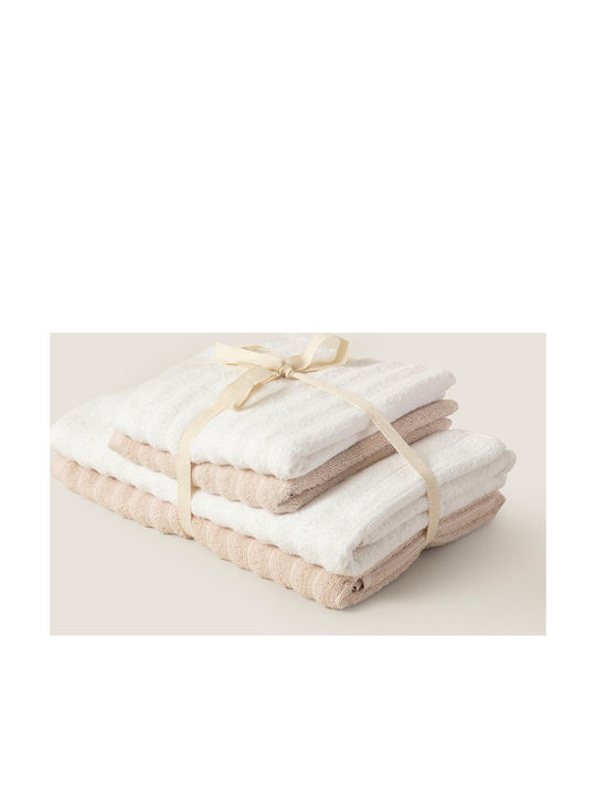 SteweHome Hand Towel 45x45cm Beige